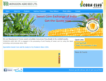 Tablet Screenshot of cornclub.com